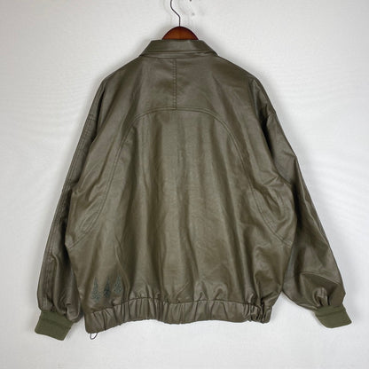 【中古品】【メンズ】 Evisen Skateboards エビセン スケートボード POSTMAN FAUX LEATHER JACKET 25FW-JK06 ポストマン フェイクレザー ジャケット アウタ 142-260221-ko-17-fuz サイズ：L カラー：Coffee Brown 万代Net店