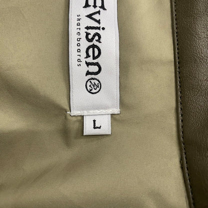 【中古品】【メンズ】 Evisen Skateboards エビセン スケートボード POSTMAN FAUX LEATHER JACKET 25FW-JK06 ポストマン フェイクレザー ジャケット アウタ 142-260221-ko-17-fuz サイズ：L カラー：Coffee Brown 万代Net店