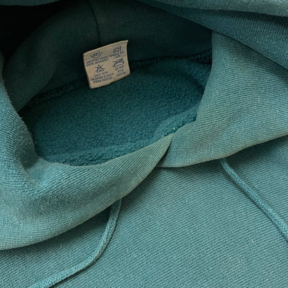 【中古品】【メンズ】 Champion チャンピオン 90's REVERSE WEAVE HOODIE 90年代 リバースウィーブ フーディ 長袖 トップス プルオーバー パーカー USA製 145-260221-yo-04-tei サイズ：M カラー：ターコイズ 万代Net店