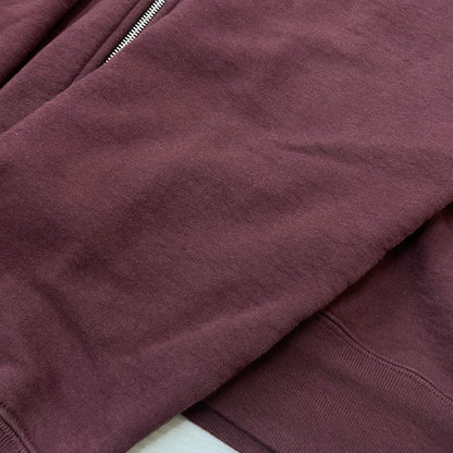 【中古品】【メンズ】 S LOGO ZIP UP HOODED SWEATSHIRT Sロゴ ジップアップ フーデッド スウェットシャツ 長袖 トップス パーカー 149-260221-yo-02-fuzh サイズ：L カラー：マルーン 万代Net店