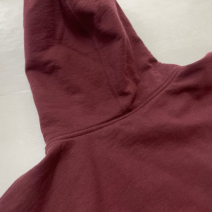 【中古品】【メンズ】 S LOGO ZIP UP HOODED SWEATSHIRT Sロゴ ジップアップ フーデッド スウェットシャツ 長袖 トップス パーカー 149-260221-yo-02-fuzh サイズ：L カラー：マルーン 万代Net店