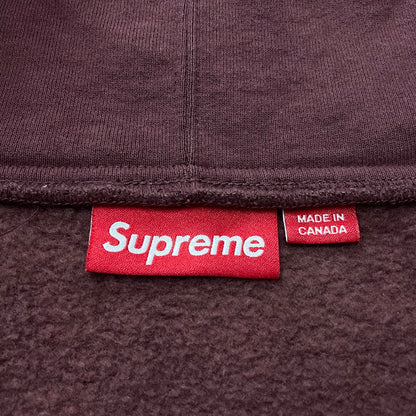【中古品】【メンズ】 S LOGO ZIP UP HOODED SWEATSHIRT Sロゴ ジップアップ フーデッド スウェットシャツ 長袖 トップス パーカー 149-260221-yo-02-fuzh サイズ：L カラー：マルーン 万代Net店