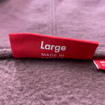 【中古品】【メンズ】 S LOGO ZIP UP HOODED SWEATSHIRT Sロゴ ジップアップ フーデッド スウェットシャツ 長袖 トップス パーカー 149-260221-yo-02-fuzh サイズ：L カラー：マルーン 万代Net店