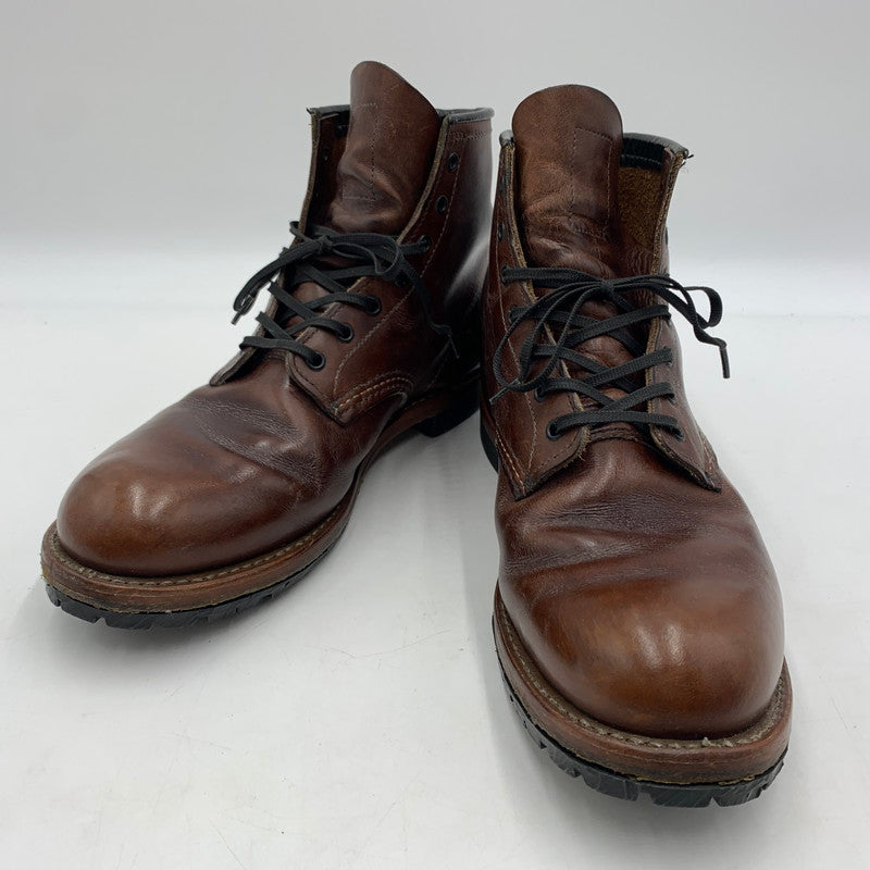 【現状渡し品】【メンズ】 RED WING レッドウィング BECKMAN BOOTS 9016 ベックマン ブーツ 靴 ワークブーツ ラウンドトゥ 164-260226-ko-01-tei サイズ：28.5cm カラー：ブラウン 万代Net店