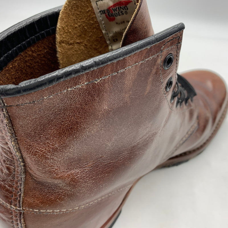 【現状渡し品】【メンズ】 RED WING レッドウィング BECKMAN BOOTS 9016 ベックマン ブーツ 靴 ワークブーツ ラウンドトゥ 164-260226-ko-01-tei サイズ：28.5cm カラー：ブラウン 万代Net店