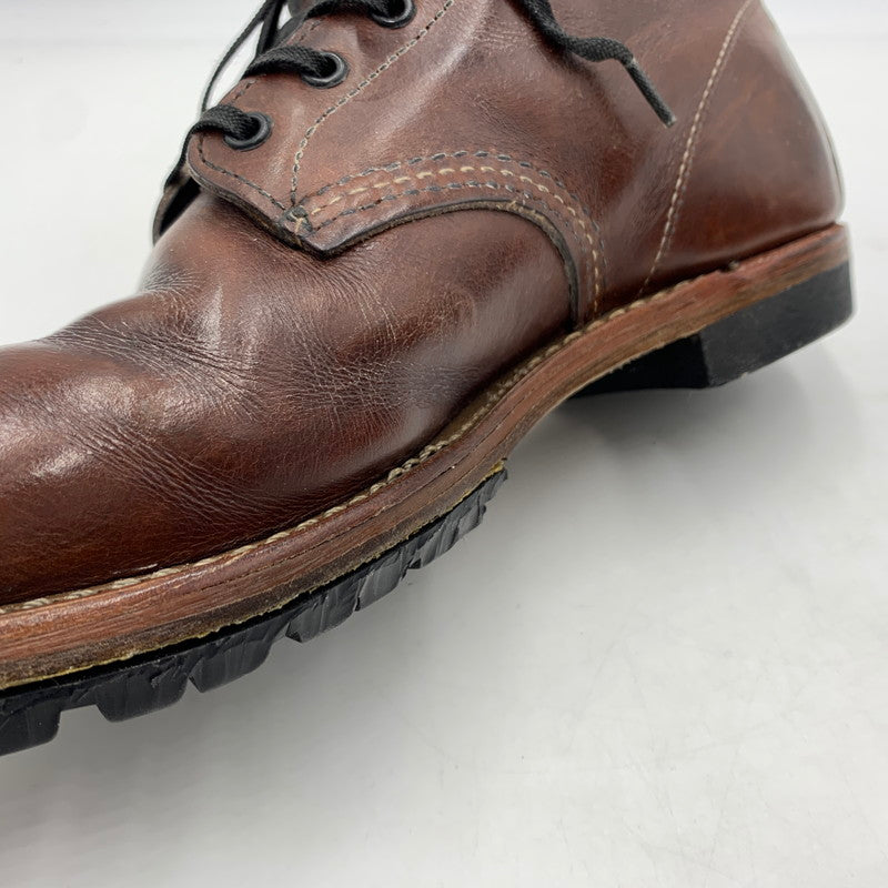【現状渡し品】【メンズ】 RED WING レッドウィング BECKMAN BOOTS 9016 ベックマン ブーツ 靴 ワークブーツ ラウンドトゥ 164-260226-ko-01-tei サイズ：28.5cm カラー：ブラウン 万代Net店