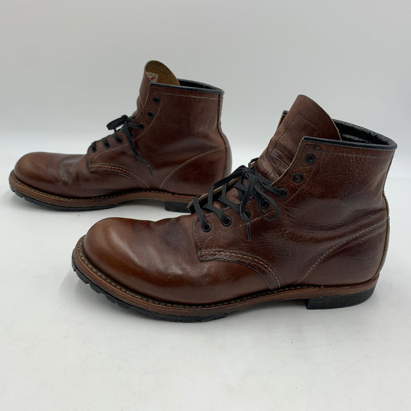 【現状渡し品】【メンズ】 RED WING レッドウィング BECKMAN BOOTS 9016 ベックマン ブーツ 靴 ワークブーツ ラウンドトゥ 164-260226-ko-01-tei サイズ：28.5cm カラー：ブラウン 万代Net店