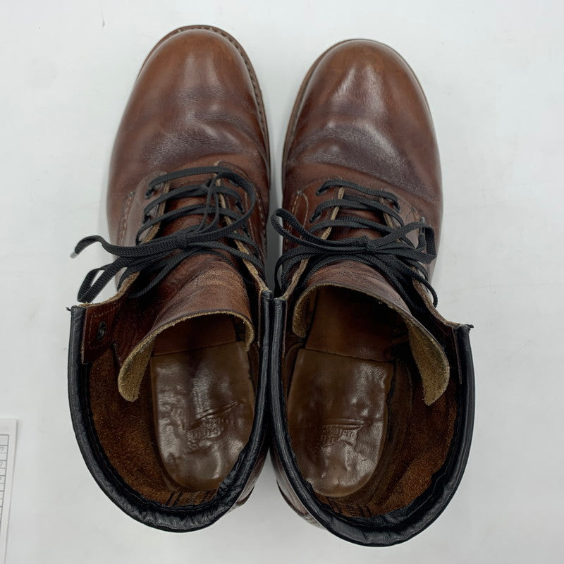 【現状渡し品】【メンズ】 RED WING レッドウィング BECKMAN BOOTS 9016 ベックマン ブーツ 靴 ワークブーツ ラウンドトゥ 164-260226-ko-01-tei サイズ：28.5cm カラー：ブラウン 万代Net店