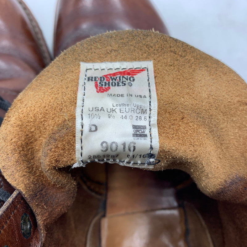 【現状渡し品】【メンズ】 RED WING レッドウィング BECKMAN BOOTS 9016 ベックマン ブーツ 靴 ワークブーツ ラウンドトゥ 164-260226-ko-01-tei サイズ：28.5cm カラー：ブラウン 万代Net店