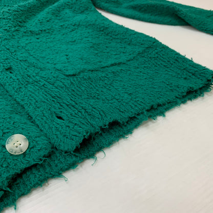 【中古品】【メンズ】 SHINYAKOZUKA シンヤコヅカ COTTON CARDIGAN 230ISK66 コットン カーディガン トップス 140-260224-ko-15-tei サイズ：L カラー：グリーン 万代Net店