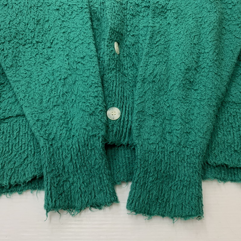 【中古品】【メンズ】 SHINYAKOZUKA シンヤコヅカ COTTON CARDIGAN 230ISK66 コットン カーディガン トップス 140-260224-ko-15-tei サイズ：L カラー：グリーン 万代Net店