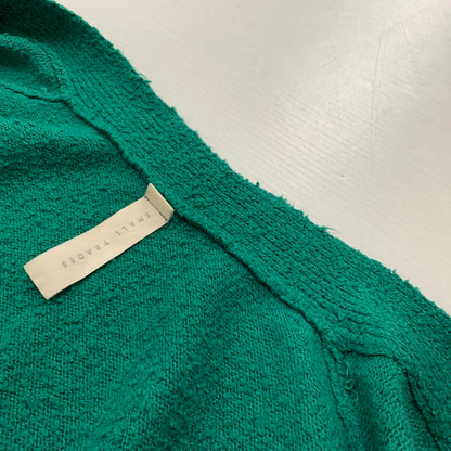 【中古品】【メンズ】 SHINYAKOZUKA シンヤコヅカ COTTON CARDIGAN 230ISK66 コットン カーディガン トップス 140-260224-ko-15-tei サイズ：L カラー：グリーン 万代Net店
