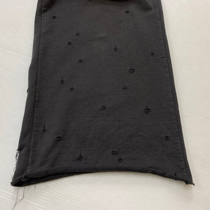 【中古品】【メンズ】 MASU エム エー エス ユー BAGGY SWEAT PANTS MFFW-PT0923 バギー スウェット パンツ ボトムス ワイドパンツ ダメージ加工 151-260224-ko-19-fuzh サイズ：46 カラー：ブラック 万代Net店