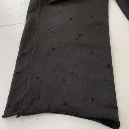 【中古品】【メンズ】 MASU エム エー エス ユー BAGGY SWEAT PANTS MFFW-PT0923 バギー スウェット パンツ ボトムス ワイドパンツ ダメージ加工 151-260224-ko-19-fuzh サイズ：46 カラー：ブラック 万代Net店