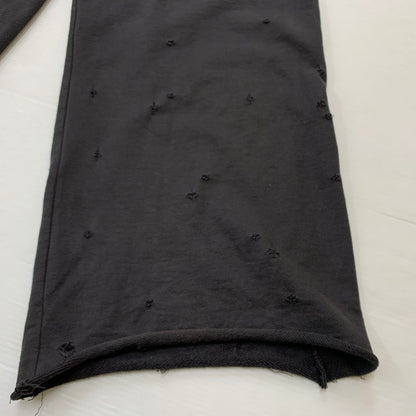 【中古品】【メンズ】 MASU エム エー エス ユー BAGGY SWEAT PANTS MFFW-PT0923 バギー スウェット パンツ ボトムス ワイドパンツ ダメージ加工 151-260224-ko-19-fuzh サイズ：46 カラー：ブラック 万代Net店
