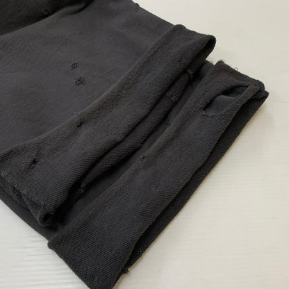 【中古品】【メンズ】 MASU エム エー エス ユー BAGGY SWEAT PANTS MFFW-PT0923 バギー スウェット パンツ ボトムス ワイドパンツ ダメージ加工 151-260224-ko-19-fuzh サイズ：46 カラー：ブラック 万代Net店