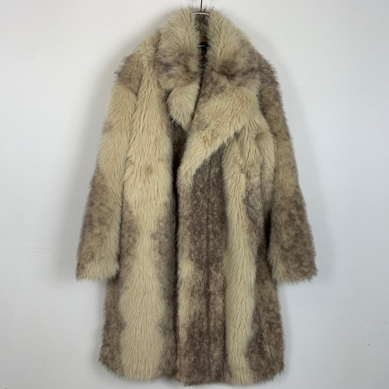 【中古品】【メンズ】 BREATH ブレス 24AW FAUX FUR COAT BR24AW-00012 フェイクファー コート アウター 142-260224-ko-18-tei サイズ：M カラー：ベージュ 万代Net店