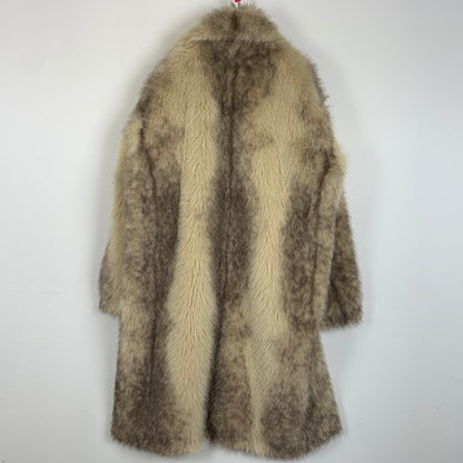 【中古品】【メンズ】 BREATH ブレス 24AW FAUX FUR COAT BR24AW-00012 フェイクファー コート アウター 142-260224-ko-18-tei サイズ：M カラー：ベージュ 万代Net店