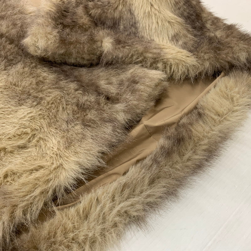 【中古品】【メンズ】 BREATH ブレス 24AW FAUX FUR COAT BR24AW-00012 フェイクファー コート アウター 142-260224-ko-18-tei サイズ：M カラー：ベージュ 万代Net店