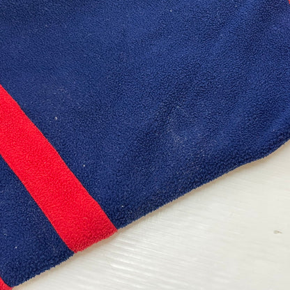 【中古品】【メンズ】 FRED PERRY フレッドペリー 90's HALFZIP FLEECE PULLOVER JACKET FPJ404 90年代 ハーフジップ フリース プルオーバー ジャケット ライトアウター 141-260223-yo-02-tei サイズ：表記消え カラー：レッド/ブルー 万代Net店