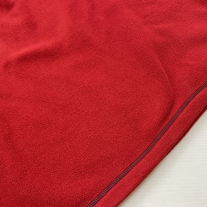 【中古品】【メンズ】 FRED PERRY フレッドペリー 90's HALFZIP FLEECE PULLOVER JACKET FPJ404 90年代 ハーフジップ フリース プルオーバー ジャケット ライトアウター 141-260223-yo-02-tei サイズ：表記消え カラー：レッド/ブルー 万代Net店