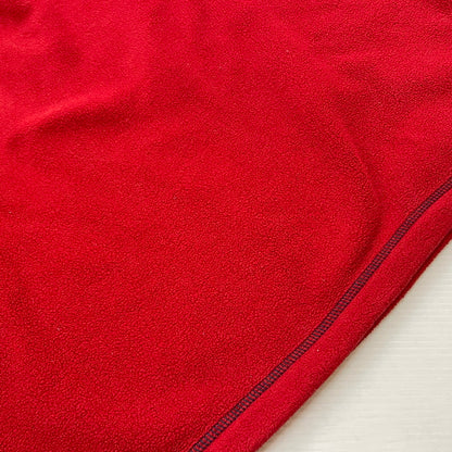 【中古品】【メンズ】 FRED PERRY フレッドペリー 90's HALFZIP FLEECE PULLOVER JACKET FPJ404 90年代 ハーフジップ フリース プルオーバー ジャケット ライトアウター 141-260223-yo-02-tei サイズ：表記消え カラー：レッド/ブルー 万代Net店