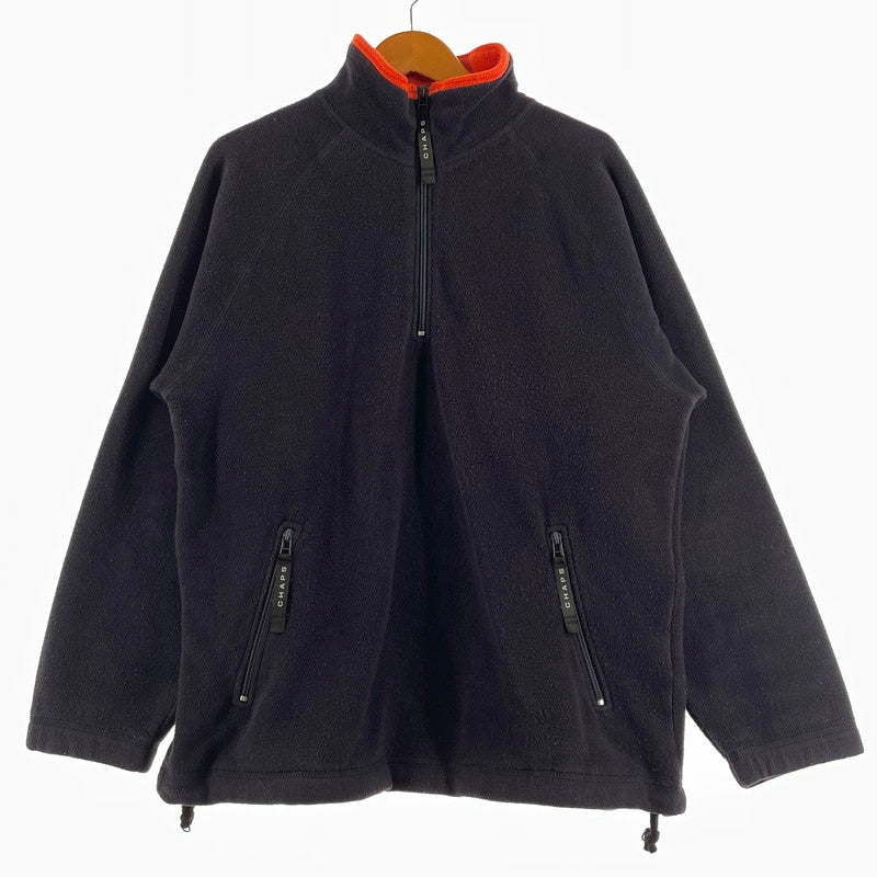 【中古品】【メンズ】 CHAPS チャップス HALF ZIP FLEECE ハーフ ジップ フリース アウター 147-260805-sa-13-tei サイズ：M カラー：ネイビー 万代Net店