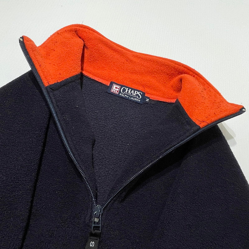 【中古品】【メンズ】 CHAPS チャップス HALF ZIP FLEECE ハーフ ジップ フリース アウター 147-260805-sa-13-tei サイズ：M カラー：ネイビー 万代Net店