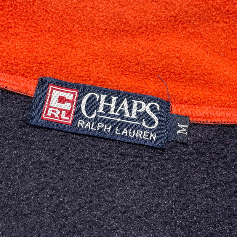 【中古品】【メンズ】 CHAPS チャップス HALF ZIP FLEECE ハーフ ジップ フリース アウター 147-260805-sa-13-tei サイズ：M カラー：ネイビー 万代Net店