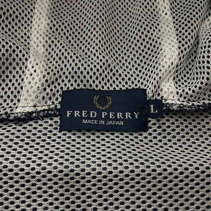 【中古品】【メンズ】 FRED PERRY フレッドペリー 90's NYLON ANORAK PARKA FPW-482 90年代 ナイロン アノラック パーカー ライトアウター プルオーバージャケット 141-260223-yo-03-tei サイズ：L カラー：ネイビー 万代Net店