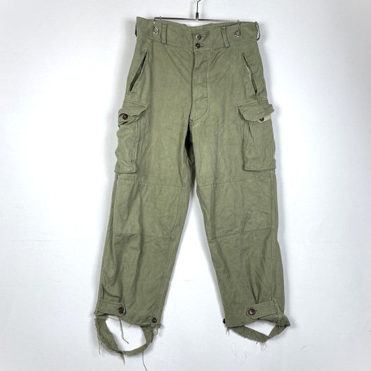 【現状渡し品】【メンズ】 FRENCH ARMY フランス軍 M-47 CARGO PANTS カーゴパンツ ボトムス 後期型 156-260223-yo-10-tei サイズ：33 カラー：カーキ 万代Net店