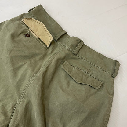 【現状渡し品】【メンズ】 FRENCH ARMY フランス軍 M-47 CARGO PANTS カーゴパンツ ボトムス 後期型 156-260223-yo-10-tei サイズ：33 カラー：カーキ 万代Net店