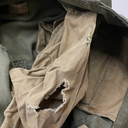 【現状渡し品】【メンズ】 FRENCH ARMY フランス軍 M-47 CARGO PANTS カーゴパンツ ボトムス 後期型 156-260223-yo-10-tei サイズ：33 カラー：カーキ 万代Net店