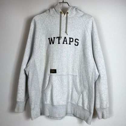 【中古品】【メンズ】 WTAPS ダブルタップス 17AW DESIGN HOODY 172ATDT-CSM02S デザイン フーディー トップス プルオーバーパーカー 142-260806-ss-05-tei サイズ：不明 カラー：グレー 万代Net店