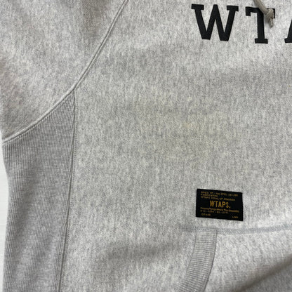 【中古品】【メンズ】 WTAPS ダブルタップス 17AW DESIGN HOODY 172ATDT-CSM02S デザイン フーディー トップス プルオーバーパーカー 142-260806-ss-05-tei サイズ：不明 カラー：グレー 万代Net店