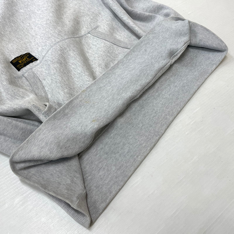 【中古品】【メンズ】 WTAPS ダブルタップス 17AW DESIGN HOODY 172ATDT-CSM02S デザイン フーディー トップス プルオーバーパーカー 142-260806-ss-05-tei サイズ：不明 カラー：グレー 万代Net店