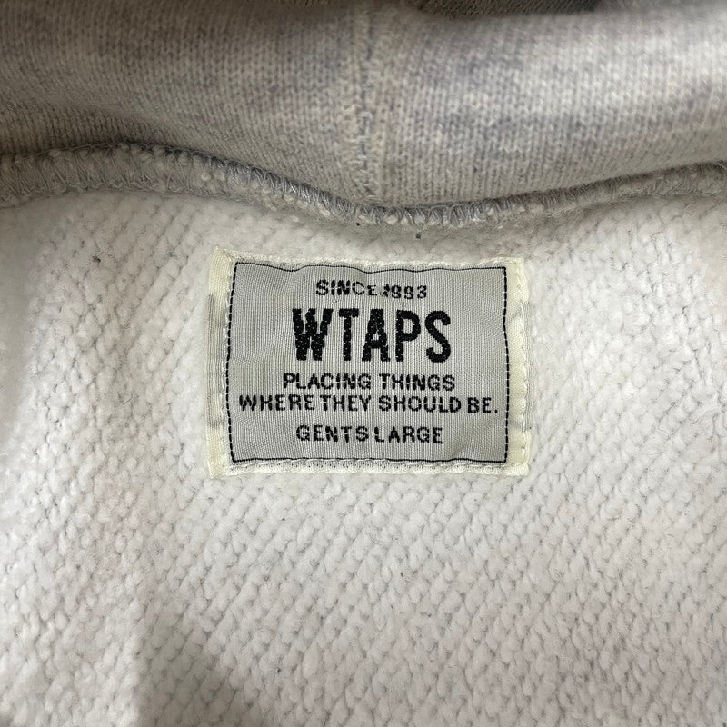 【中古品】【メンズ】 WTAPS ダブルタップス 17AW DESIGN HOODY 172ATDT-CSM02S デザイン フーディー トップス プルオーバーパーカー 142-260806-ss-05-tei サイズ：不明 カラー：グレー 万代Net店