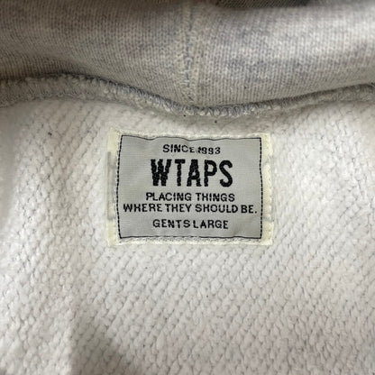 【中古品】【メンズ】 WTAPS ダブルタップス 17AW DESIGN HOODY 172ATDT-CSM02S デザイン フーディー トップス プルオーバーパーカー 142-260806-ss-05-tei サイズ：不明 カラー：グレー 万代Net店