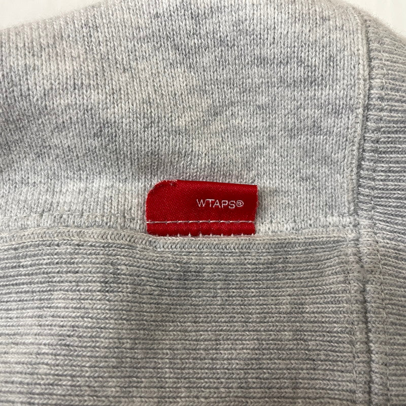 【中古品】【メンズ】 WTAPS ダブルタップス 17AW DESIGN HOODY 172ATDT-CSM02S デザイン フーディー トップス プルオーバーパーカー 142-260806-ss-05-tei サイズ：不明 カラー：グレー 万代Net店