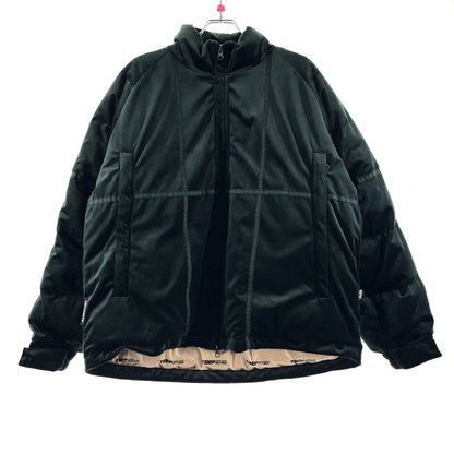 【中古品】【メンズ】 TIGHTBOOTH タイトブース × BLACK EYE PATCH ブラックアイパッチ 別注 コラボ TBEP VELVET DOWN JKT ベルベット ダウンジャケット アウター 142-260225-yo-08-tei サイズ：M カラー：グリーン 万代Net店