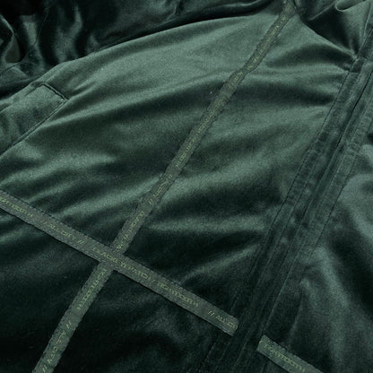 【中古品】【メンズ】 TIGHTBOOTH タイトブース × BLACK EYE PATCH ブラックアイパッチ 別注 コラボ TBEP VELVET DOWN JKT ベルベット ダウンジャケット アウター 142-260225-yo-08-tei サイズ：M カラー：グリーン 万代Net店