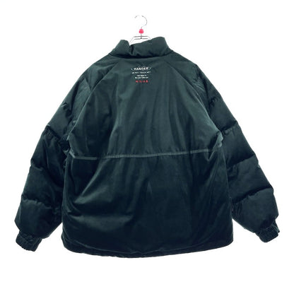 【中古品】【メンズ】 TIGHTBOOTH タイトブース × BLACK EYE PATCH ブラックアイパッチ 別注 コラボ TBEP VELVET DOWN JKT ベルベット ダウンジャケット アウター 142-260225-yo-08-tei サイズ：M カラー：グリーン 万代Net店