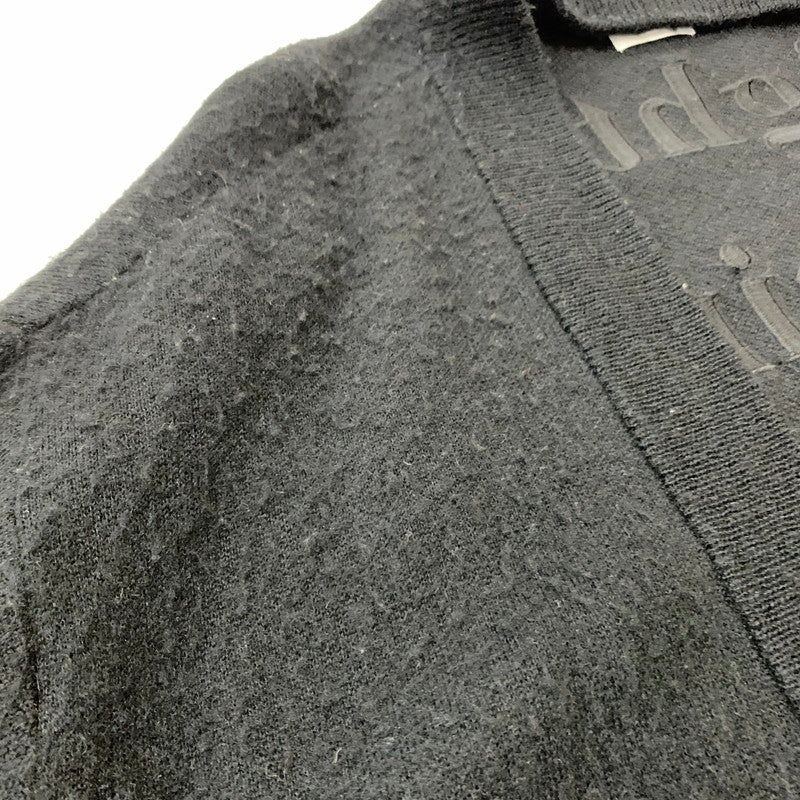 【中古品】【メンズ】 TIGHTBOOTH PRODUCTION TBPR タイトブース プロダクション×CHAOS FISHING CLUB カオスフィッシングクラブ 別注 コラボ KNIT CARDIGAN ニット カーディガン トップス 142-260227-ks-16-tei サイズ：M カラー：ブラック 万代Net店