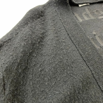 【中古品】【メンズ】 TIGHTBOOTH PRODUCTION TBPR タイトブース プロダクション×CHAOS FISHING CLUB カオスフィッシングクラブ 別注 コラボ KNIT CARDIGAN ニット カーディガン トップス 142-260227-ks-16-tei サイズ：M カラー：ブラック 万代Net店