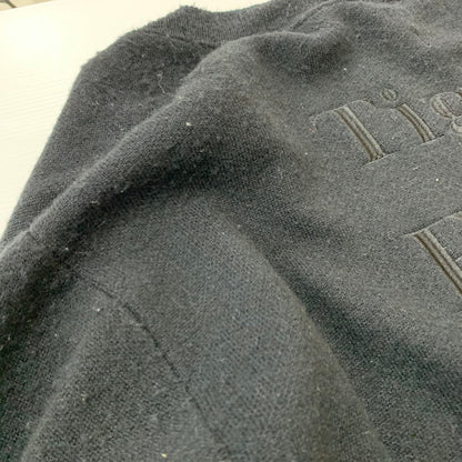 【中古品】【メンズ】 TIGHTBOOTH PRODUCTION TBPR タイトブース プロダクション×CHAOS FISHING CLUB カオスフィッシングクラブ 別注 コラボ KNIT CARDIGAN ニット カーディガン トップス 142-260227-ks-16-tei サイズ：M カラー：ブラック 万代Net店