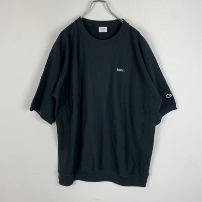 【中古品】【メンズ】 × SOPHNET ソフネット 別注 コラボ S/S SWEAT C8-B018 ショートスリーブ スウェット 半袖 トップス 142-260227-ks-18-fuzh サイズ：XL カラー：ブラック 万代Net店
