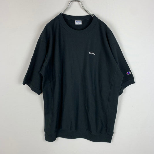 【中古品】【メンズ】 × SOPHNET ソフネット 別注 コラボ S/S SWEAT C8-B018 ショートスリーブ スウェット 半袖 トップス 142-260227-ks-18-fuzh サイズ：XL カラー：ブラック 万代Net店