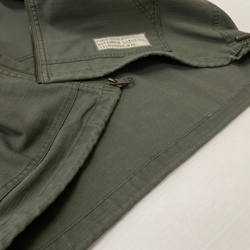 【中古品】【レディース】 HARLEY DAVIDSON ハーレーダビッドソン WOMEN'S FATIGUES TEXTURED JACKET 97422-22VW ウーマンズ ファティーグ テクスチャード ジャケット アウター ミリタリー 168-260301-ko-15-tei サイズ：XL カラー：カーキ 万代Net店