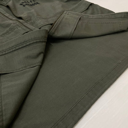 【中古品】【レディース】 HARLEY DAVIDSON ハーレーダビッドソン WOMEN'S FATIGUES TEXTURED JACKET 97422-22VW ウーマンズ ファティーグ テクスチャード ジャケット アウター ミリタリー 168-260301-ko-15-tei サイズ：XL カラー：カーキ 万代Net店