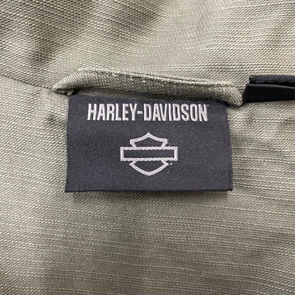 【中古品】【レディース】 HARLEY DAVIDSON ハーレーダビッドソン WOMEN'S FATIGUES TEXTURED JACKET 97422-22VW ウーマンズ ファティーグ テクスチャード ジャケット アウター ミリタリー 168-260301-ko-15-tei サイズ：XL カラー：カーキ 万代Net店